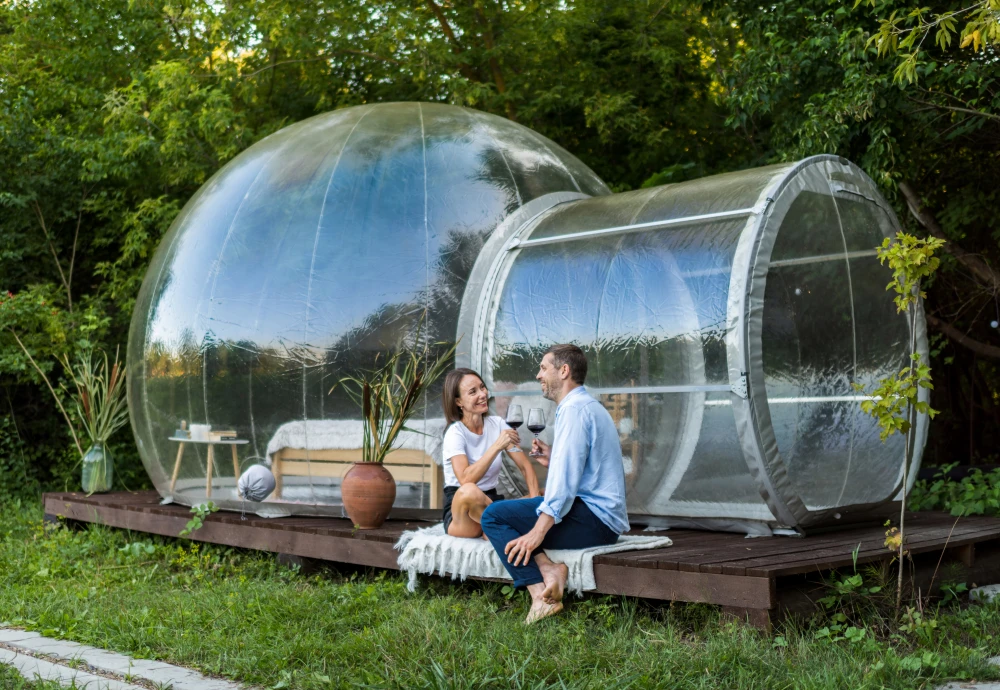 romantic bubble tent