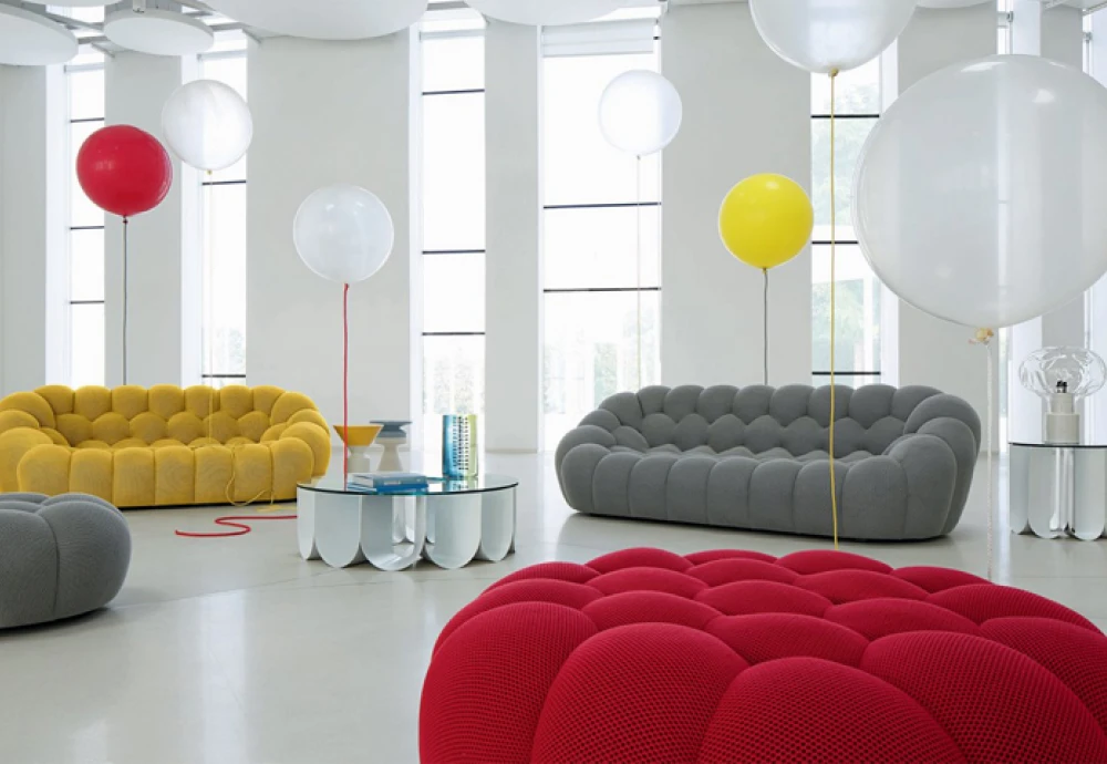 green bubble sofa